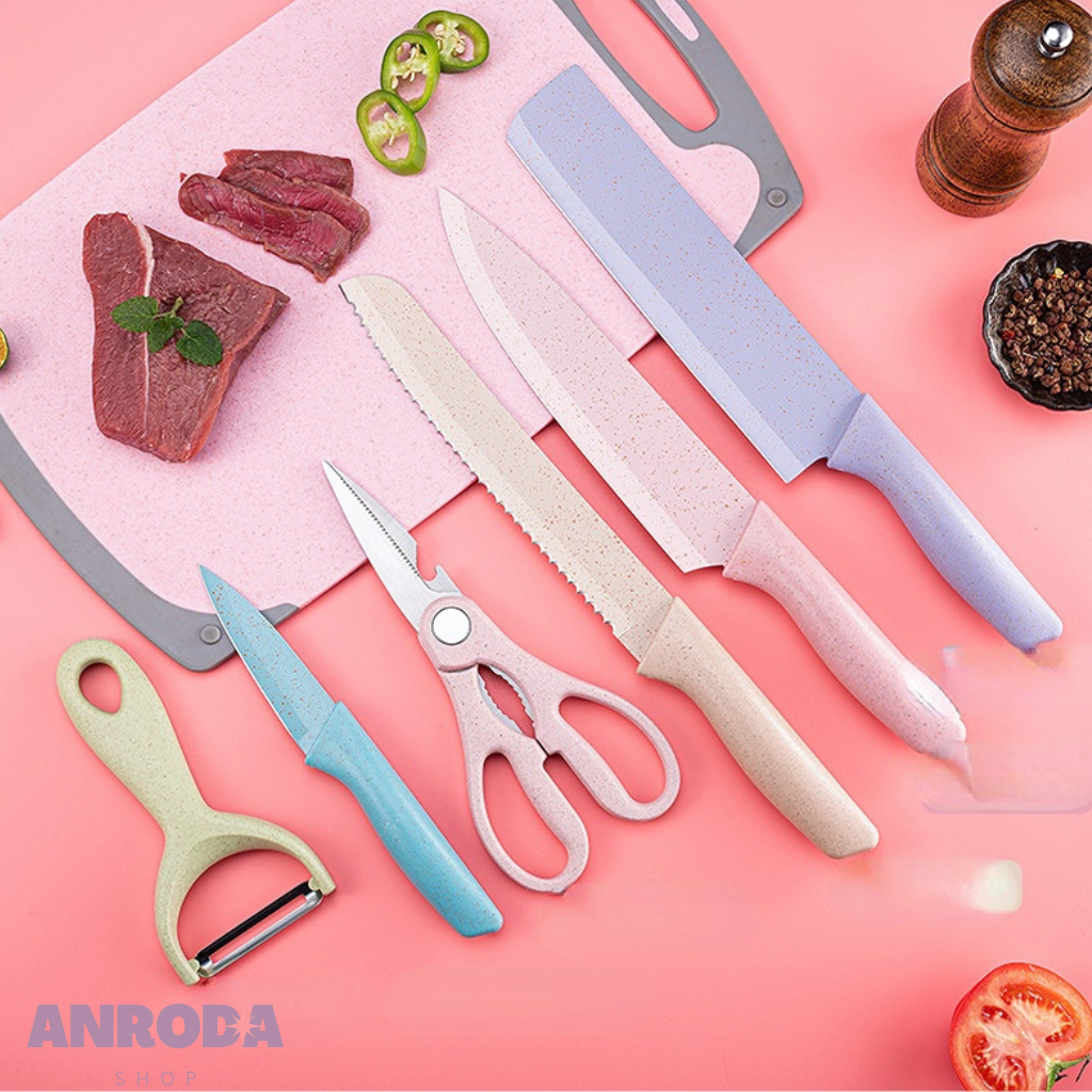 Cuchillos de 6 colores