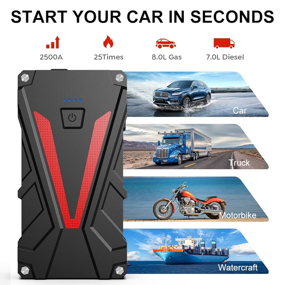 ARRANCADOR DE BATERIA 4 EN 1 LANTUN PREMIUM