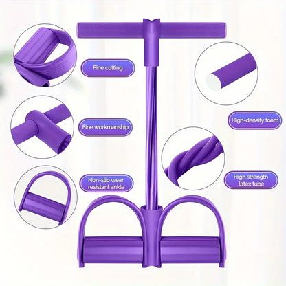 Banda de ejercicios con pedal | Flexi Gym ®️ | + 2 REGALOS SORPRESA 🎁