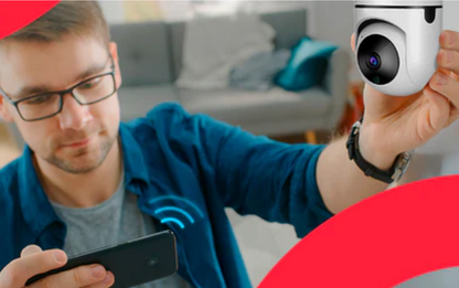 Foco Camara 360° WIFI 5G Full HD