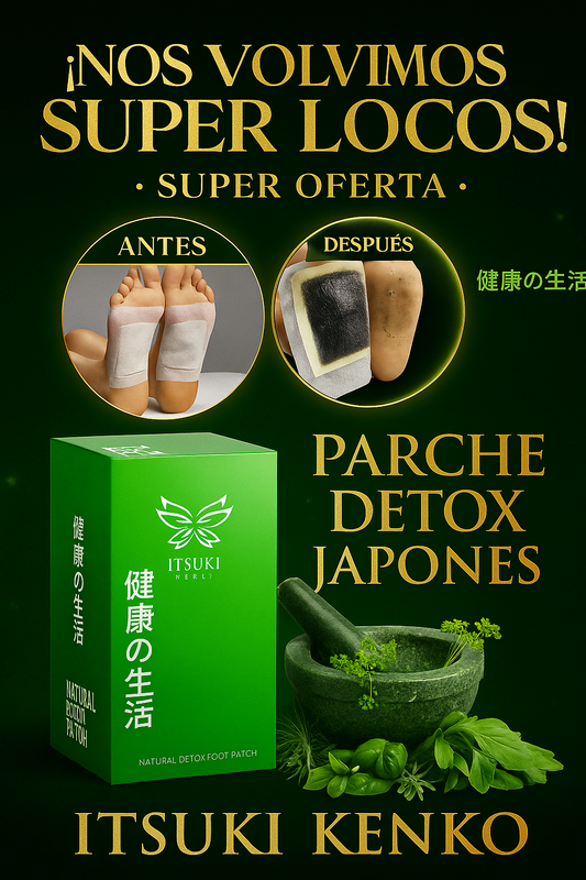 PROMOS ANIVERSARIO!- PARCHE ORGINAL ITSUKI KENKO- CUIDADO CON IMITACIONES + ENVIO GRATIS