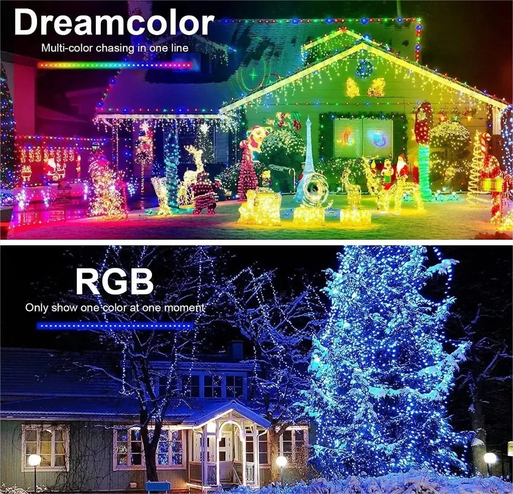 Luces Navideñas LED RGB Inteligentes