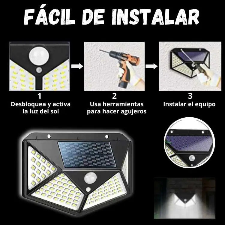Lámpara Solar de Pared