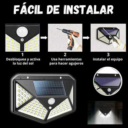 Lámpara Solar de Pared
