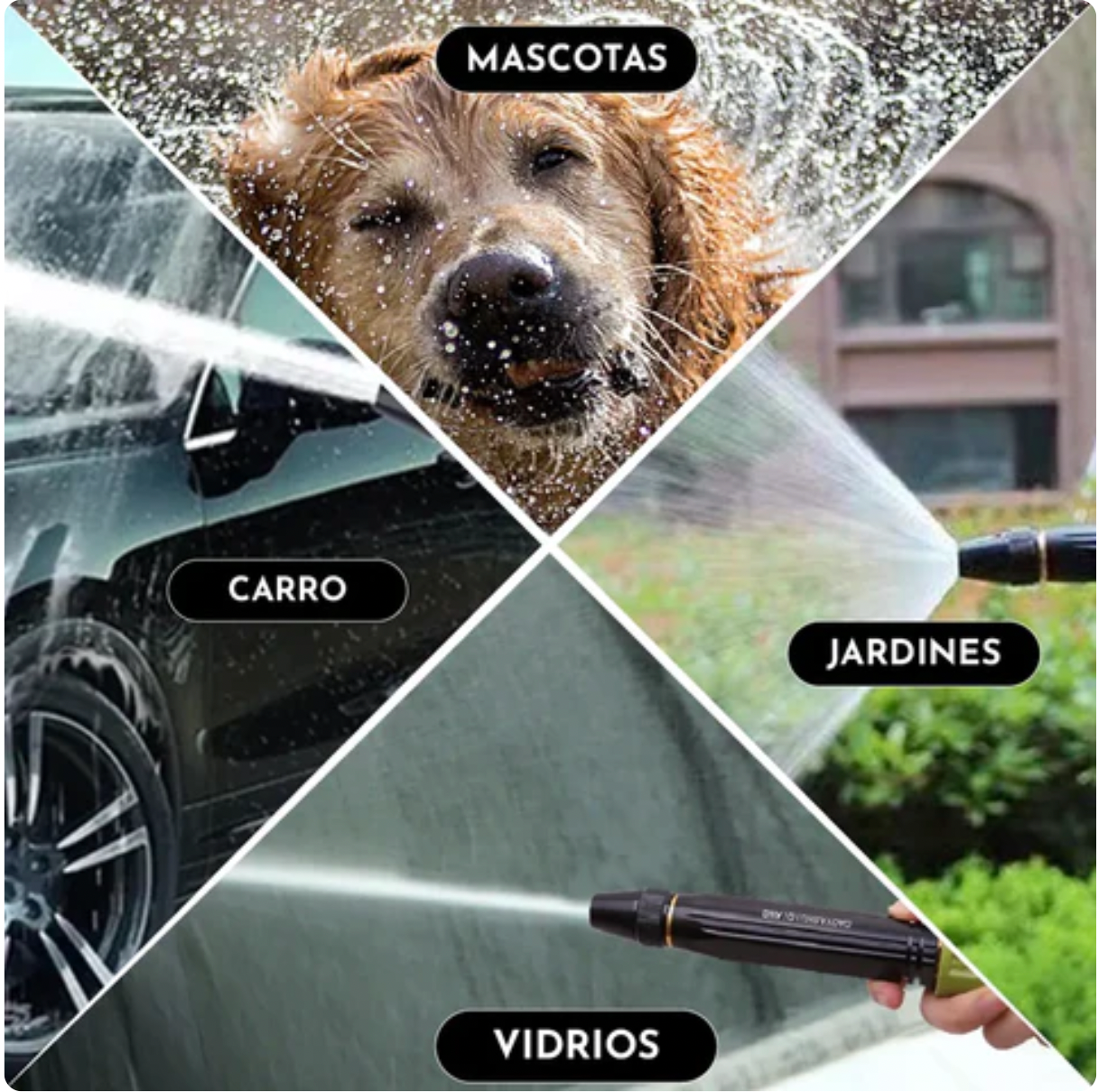 Potenciador de Presión para Manguera