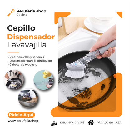 Cepillo Dispensador Lavavajilla